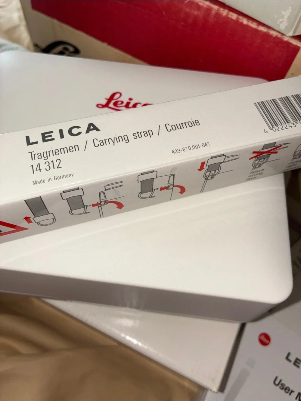 Leica R6.2 Black Body New in Box NEVER USED MINT CONDITION w Case Strap Germany